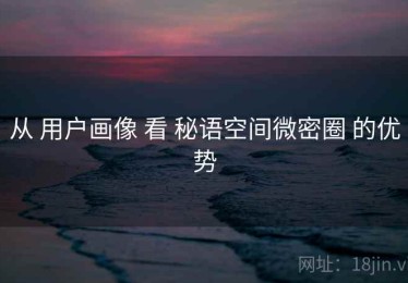 从 用户画像 看 秘语空间微密圈 的优势