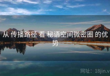 从 传播路径 看 秘语空间微密圈 的优势