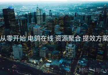 从零开始 电鸽在线 资源聚合 提效方案