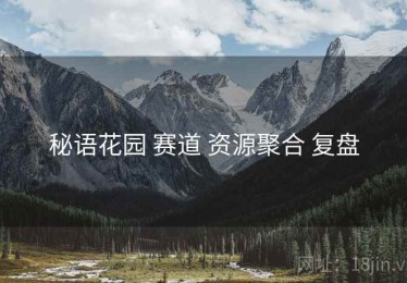 秘语花园 赛道 资源聚合 复盘