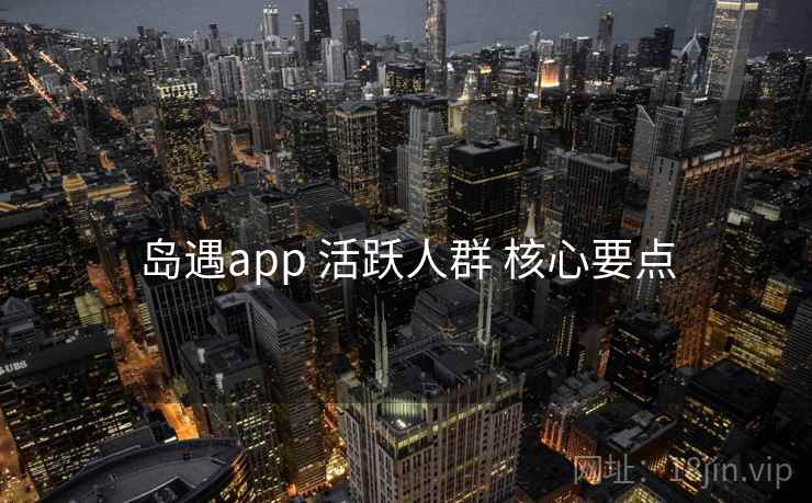 岛遇app 活跃人群 核心要点 岛遇app 活跃人群 核心要点